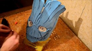Как сделать маску Грута. Часть 2/How to create a Groot mask(part2)