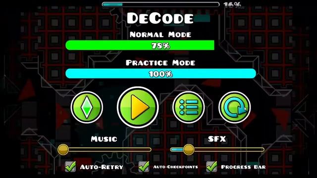 Топовый стрим по geometry dash! Проходим уровень Decode! смотреть онлайн