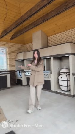 Обзор барбекю комплекса от studio FREEMEN с газовым оборудованием.