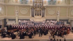 «День Победы» Музыка Д. Тухманова, слова В. Харитонова исп. Сводный хор ДМШ N11 и хор «Доминанта».