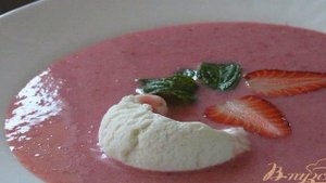 Клубнично-апельсиновый суп