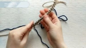 Урок №5. Набираем петли крючком на спицы. Временный набор петель. Набор петель с открытым краем.