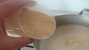 Густая манная каша