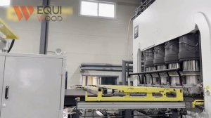 Автоматическая линия для ламинирования плит ДСП и HDF