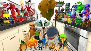 Итальянские мемы на большой кухне. Тревор Хендерсон и Poppy Playtime в Гаррис моде