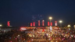 ✨ На севере Китая День труда отметили грандиозными шоу дронов