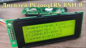 Дисплей PC2004LRS-BNH-B