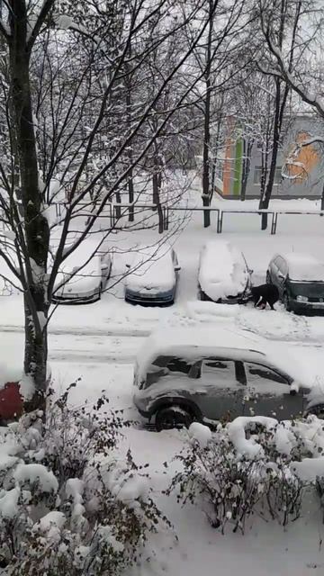 Машину засыпало снегом смотреть онлайн