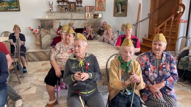 Праздничный концерт посвященный Дню Победы 09.05.2024г. в пансионате для пожилых людей, в Королеве. смотреть онлайн