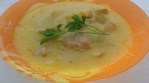 Суп с плавленым сырком