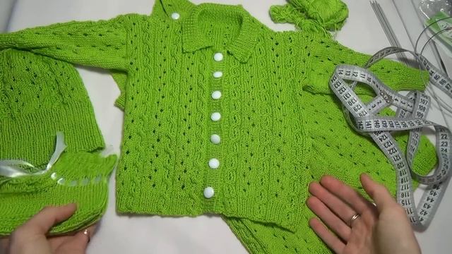 Вязание спицами для начинающих. Комплект для детей  ///  Knitting for beginners. Set for children