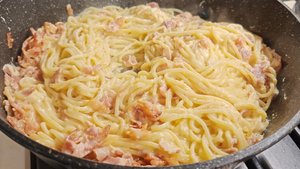 Паста "Карбонара с беконом" Быстро и вкусно.