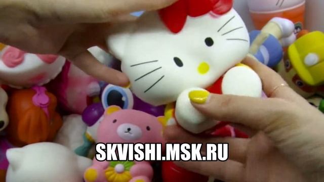 СКВИШ HELLO KITTY | ИГРУШКА-АНТИСТРЕСС ОБЗОР ВИДЕО ДЛЯ ДЕТЕЙ | SQUISHY КАВАЙНЫЕ