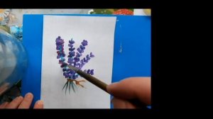 Как нарисовать легкий букет цветов, просто