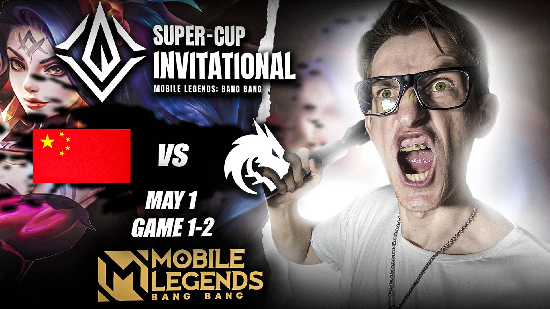 Team Spirit vs КИТАЙ Game 1 - 2 Day 1 Mobile Legends | MLBB Super Cup Invitational 2025