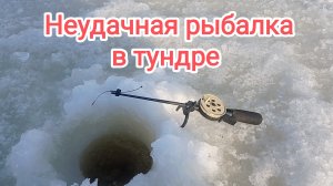 Не очень удачная рыбалка в тундре