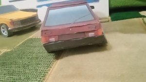 девятка ваз 2109 из бумаги