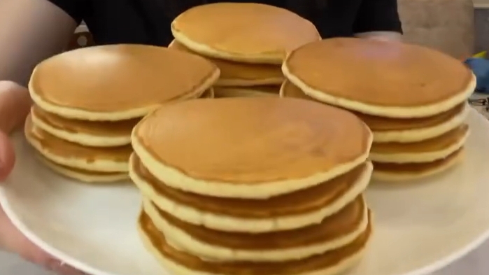 Вкусные Панкейки на Кефире...🥞🍶😋