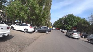 4K Город Кант, улица МОСКОВСКАЯ. Кыргызстан