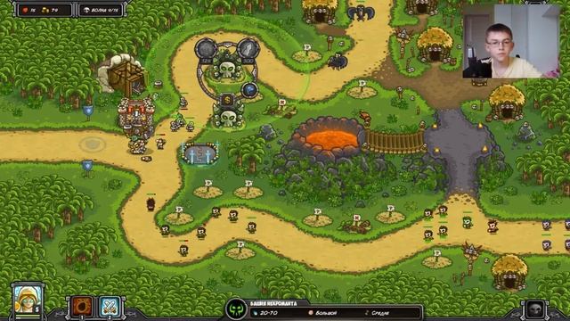 Бесполезный робот защитник в деле!#8//Kingdom Rush Frontiers смотреть онлайн