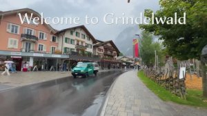 Пешеходная экскурсия в дождливый день по Гриндельвальду , Швейцария