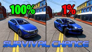 Реалистичные аварии с шансом на выживание #79 😱|BeamNG.Drive| Бименджи Драйв