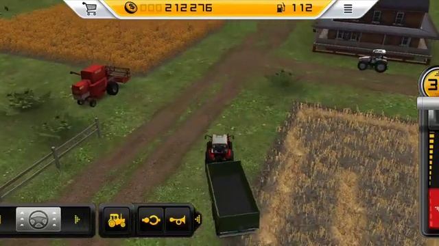 УБИРАЕМ УРОЖАЙ - Farming simulator 14