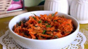 Салат из свежей моркови Здоровье