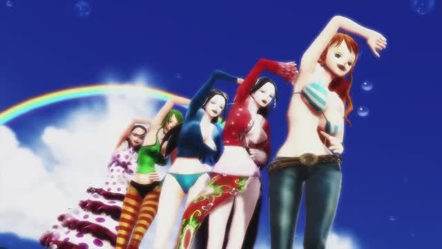 Just for imagine 9 | [MMD - One Piece] ITZY - Not Shy - Nami, Monet, Robin, Boa, Viola