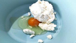 Творожно-сырные оладьи