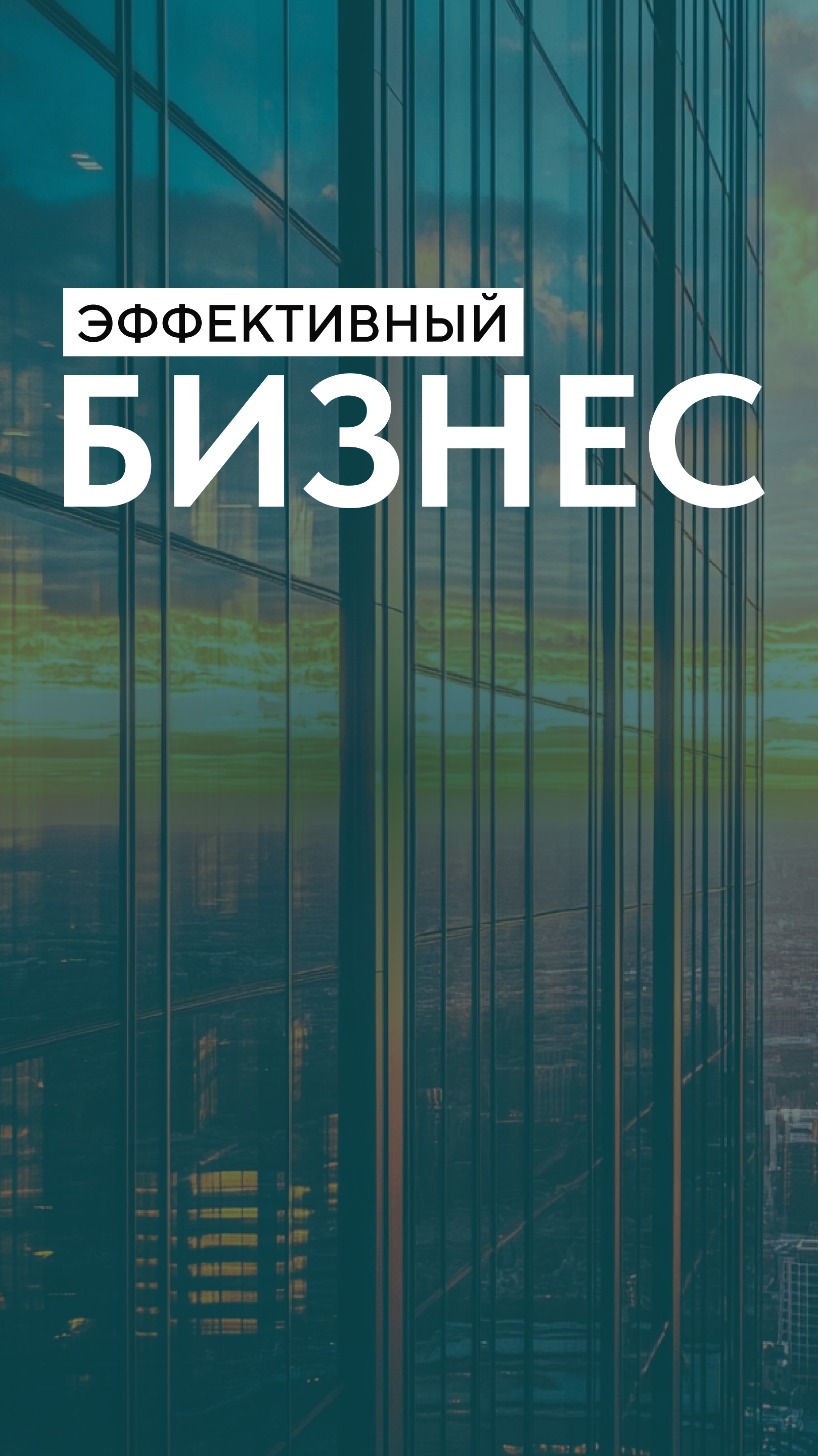 Эффективный бизнес