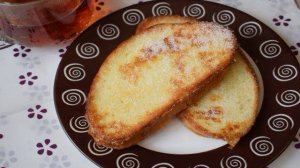 Французские гренки с сахарной посыпкой