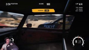 Впервые во Wreckfest 2! Тестим на руле Thrustmaster T300