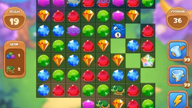 Пасхальная Страна 36 уровень [Сокровища Пиратов бонусный мир] - Easter Land Level 36 смотреть онлайн