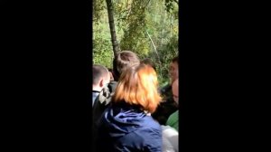 Верёвочный курс - падение на доверие (Суганда)