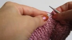 Закрытие петель спицами