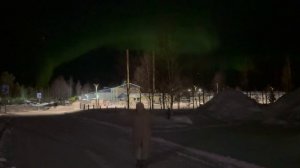 Северная сияние. Надымский район, посёлок Приозёрный💖