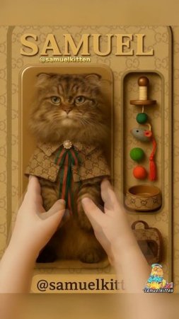 На сколько похож от 1 до 10?😻 #моякукла #тренд #котик
