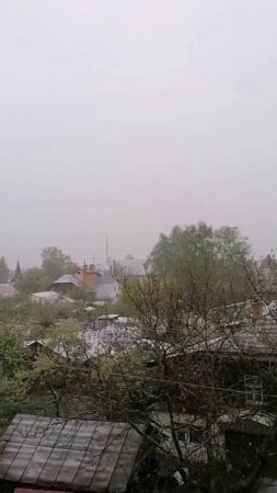 Снежные майские в Серпухове.