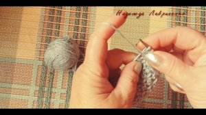 Очень легкий и простой  узор спицами - плетенка