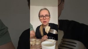 МУКБАНГ/ДОМАШНИЕ ПЕЛЬМЕШКИ НА ЗАВТРАК 🥟ООООЧЕНЬ ВКУСНО 😋