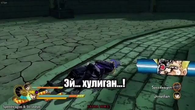 Все реакции на смерть Спидвагона  в игре JoJo's Bizarre Adventure: Eyes of Heaven. (Русская озвучка