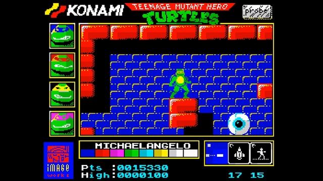 TEENAGE MUTANT HERO TURTLES [ZX Spectrum]