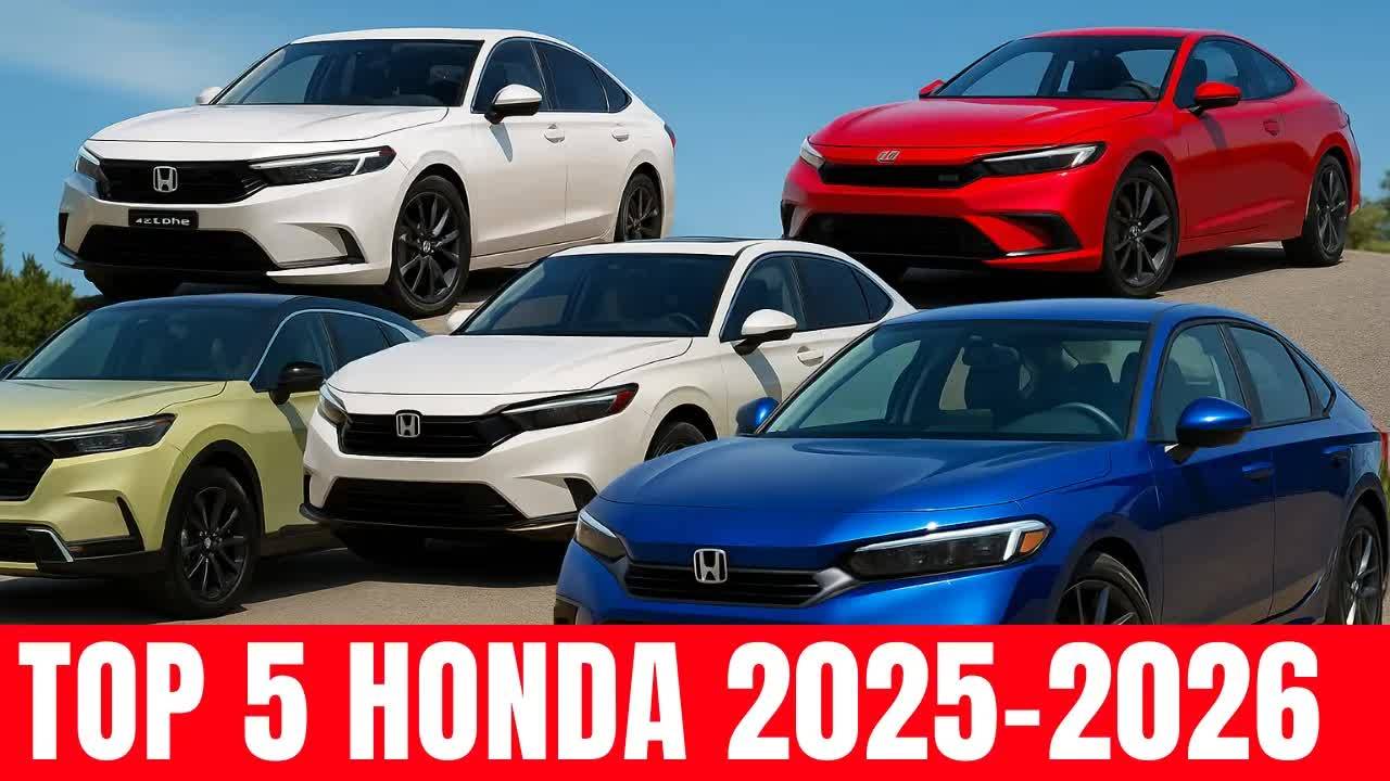 НОВЫЕ МАШИНЫ|Honda 2025-2026: ТОП-5 новинок — CR-V снова лучший? 🚗
#Honda