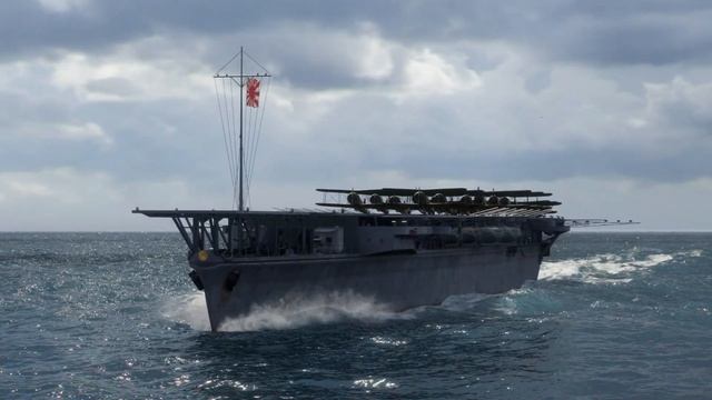 航空母艦 鳳翔の動画【001】（Aircraft carrier Housyou 001/Авианосец  Феникс 001/航空母艦 鳳翔 001）