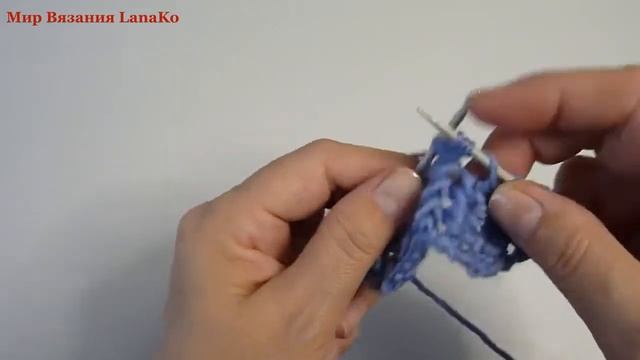 КЛАССНЫЙ УЗОР СПИЦАМИ ДЛЯ ШАПОК, ШАРФОВ, КАРДИГАНОВ  СУПЕР!!!