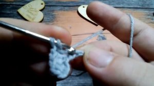 вяжем полустолбики с накидом вместе