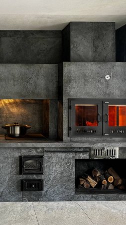 Барбекю комплекс в стиле лофт от studio FREEMEN.