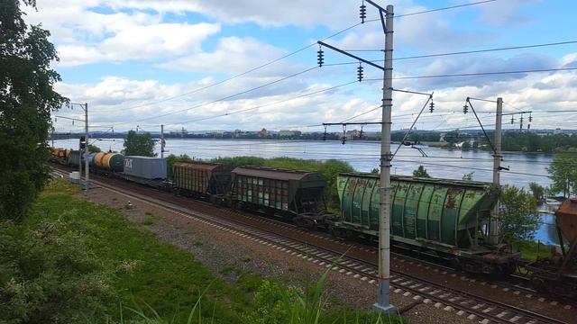 Грузовые поезда на Транссибе. Freight trains on the Trans–Siberian Railway (часть 15)