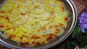 Картофель запеченный в молоке